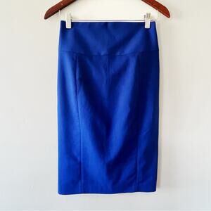 Express Royal Blue Pencil Skirt Size 2 LIKE NEW
